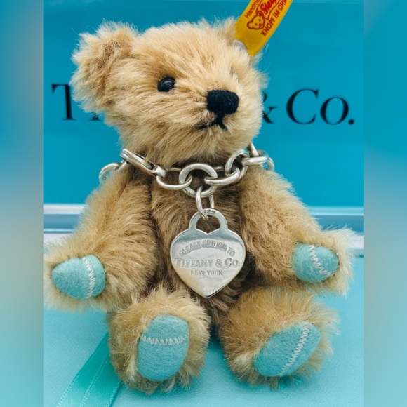 Tiffany & Co SS Vintage Medium RTT Heart Charm Bracelet 7.75-8” VGUC - Picture 6 of 7